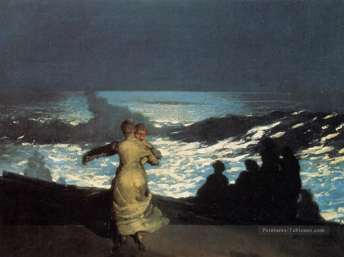 Une nuit d’été réalisme marine peintre Winslow Homer Peintures à l'huile